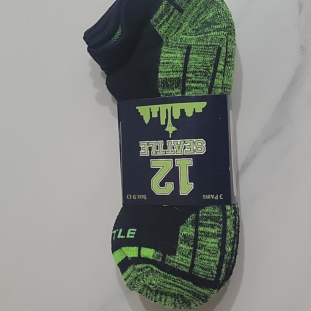 Men's Seahawk Ankle Socks - 3 Pack